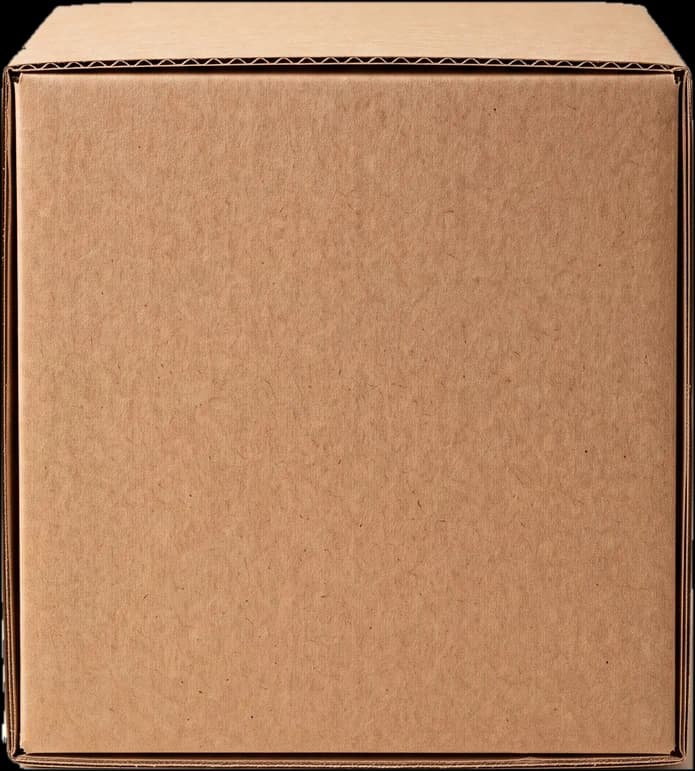 Kraft sample box with the Yellow Rooster mark