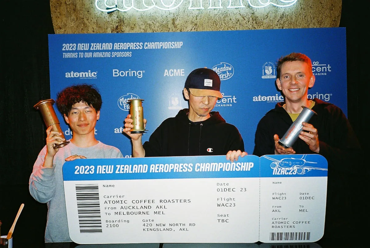 Aeropress Champion NZ 2023